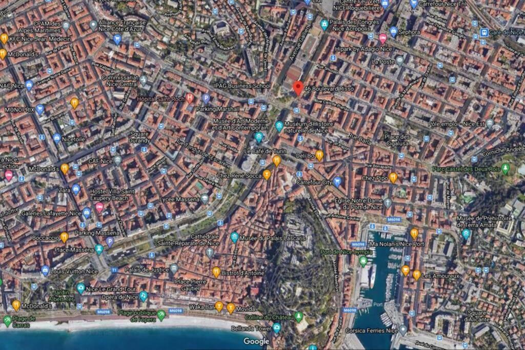 Garibaldi 3 Chambres 6 Couchages, Easy Check-In Niza Exterior foto